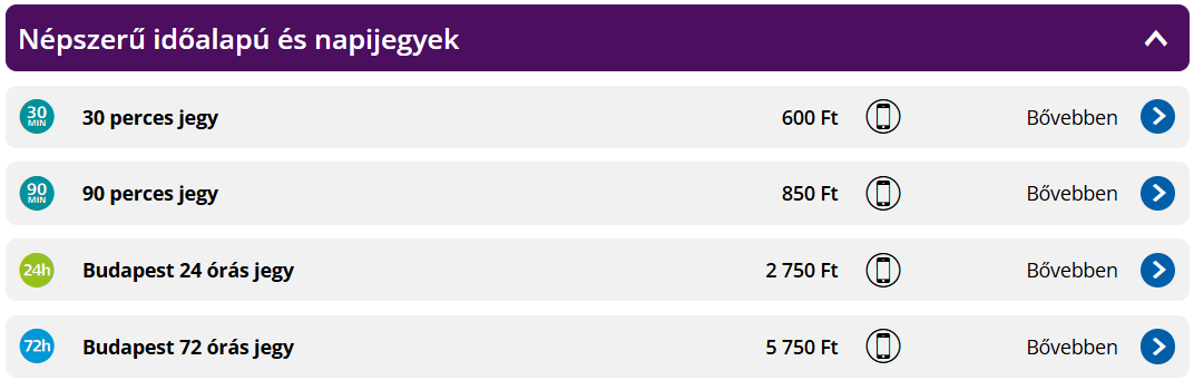 Все про общественный транспорт Будапешта