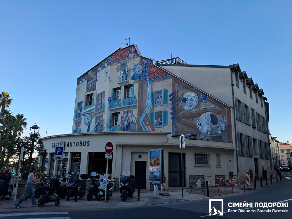 Муралы в Каннах