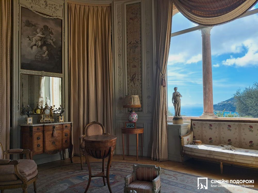 Сен-Жан-Кап-Ферра: Вілла Ефруссі де Ротшильд. Інтер'єр