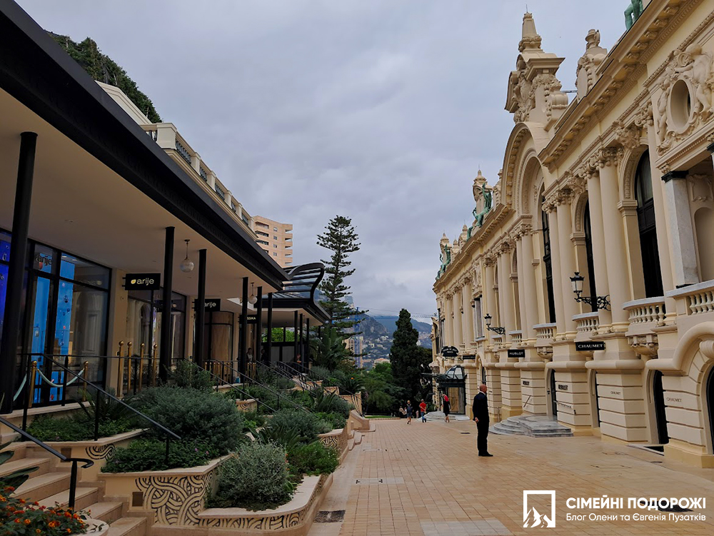 Монако за 1 день. Район Монте-Карло. Алея Франсуа Бланк - Allée François Blanc.