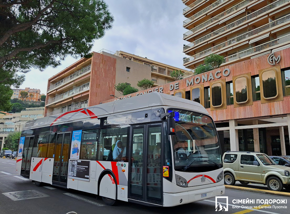 громадський транспорт Монако, вартість квитків і маршрути