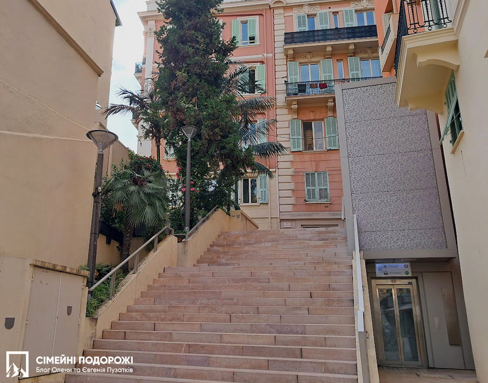 ліфти в Монако для зручності пішоходів