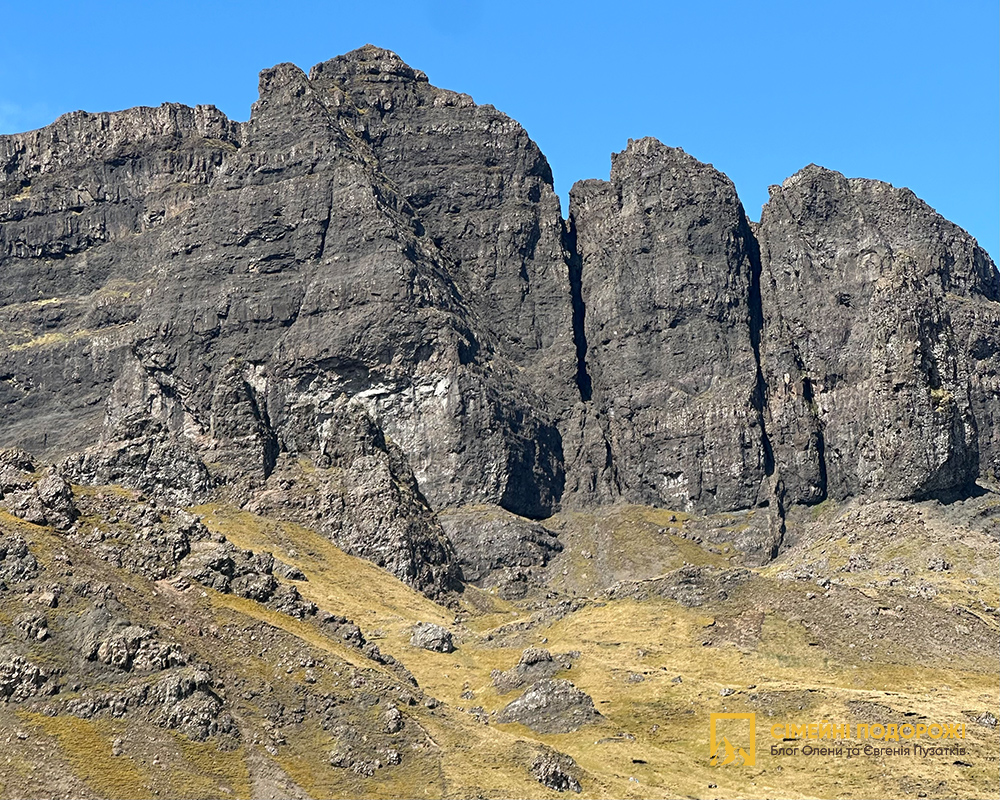 Острів Скай за 2 дні. Що подивитись. Старий із Сторра - Old Man of Storr.